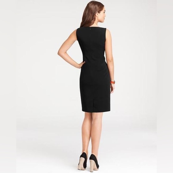 Ann Taylor Sleeveless Black Dress - Picture 2 of 6